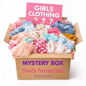 Girls Clothing Mystery Box (10 Pcs Size 4-6 Years Cute Bundle Boutique Kids Lot